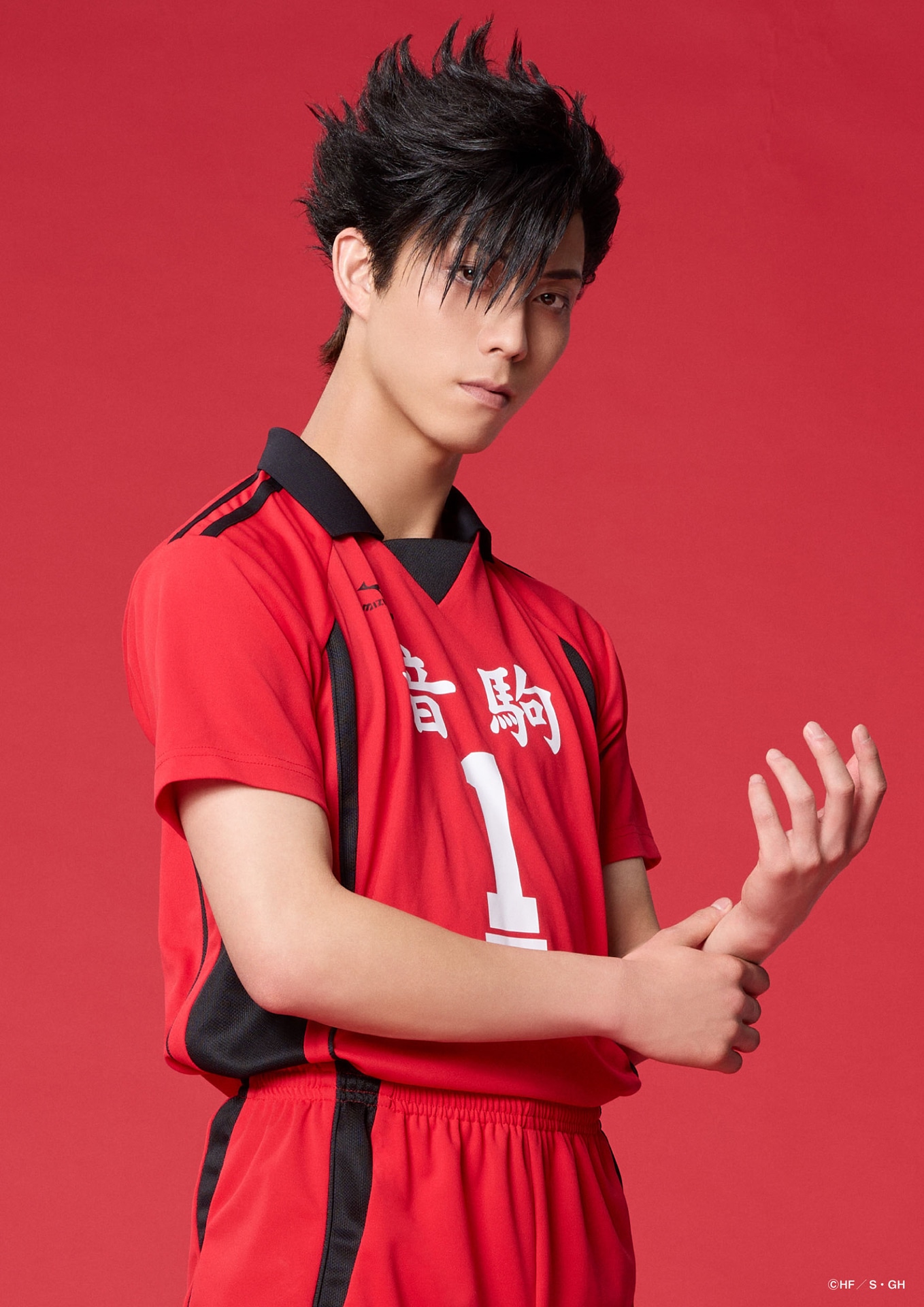 大村征弥扮する黒尾鉄朗。
