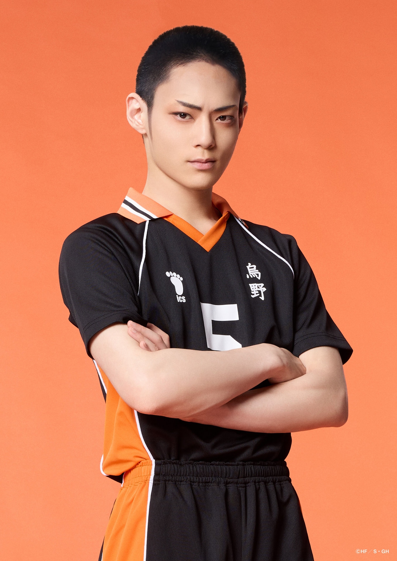 熊沢学扮する田中龍之介。