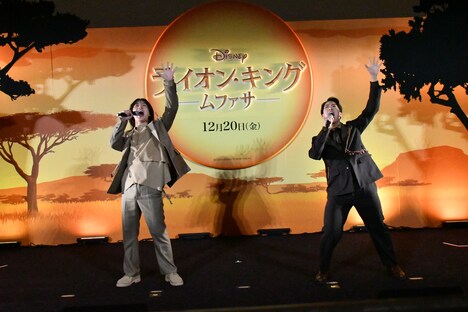 左から松田元太、尾上右近。