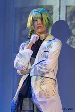 舞台「終遠のヴィルシュ -ErroR:salvation- Case. Scien Brofiise」“絶望エンド”ゲネプロより、古賀瑠扮するダハト。（撮影：金山フヒト）