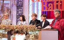 審査員を務める宮本亞門、新妻聖子、HIKAKIN、Shigekix、岡本知高。(c)フジテレビ