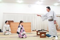 令和七年 正月公演「おちか奮闘記」稽古の様子。