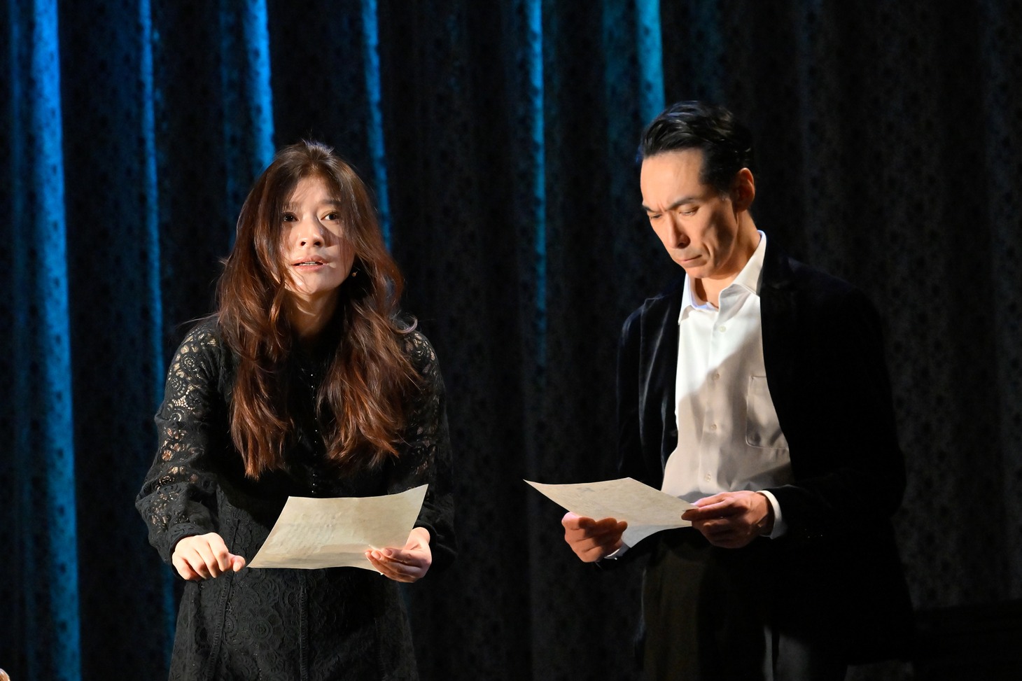 紀伊國屋ホール開場60周年記念公演「見知らぬ女の手紙」より。（撮影：阿部章仁）