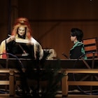 守りに⼊らず果敢に挑戦!野村萬斎ら出演「能 狂言『鬼滅の刃』-継-」開幕