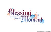 「『あんさんぶるスターズ！THE STAGE』-Blessing Moment-」ロゴ