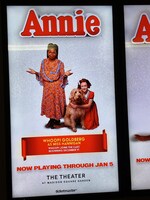 最後の観劇は「アニー」でした。ウーピーゴールドバーグは実在した！