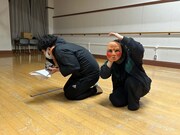 ニットキャップシアター 25周年記念公演 第46回公演「さらば、象」稽古の様子。