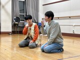 ニットキャップシアター 25周年記念公演 第46回公演「さらば、象」稽古の様子。