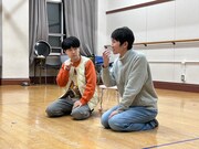 ニットキャップシアター 25周年記念公演 第46回公演「さらば、象」稽古の様子。