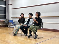 ニットキャップシアター 25周年記念公演 第46回公演「さらば、象」稽古の様子。