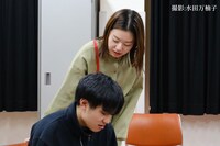 「躾」稽古の様子。