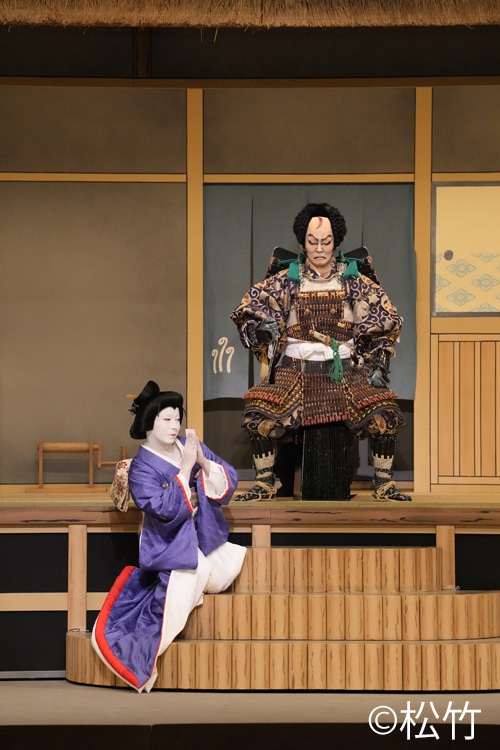 「新春浅草歌舞伎」第1部「『絵本太功記』尼ヶ崎閑居の場」より。