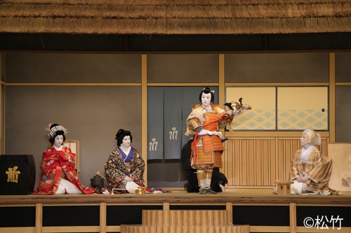 「新春浅草歌舞伎」第2部「『絵本太功記』尼ヶ崎閑居の場」より。