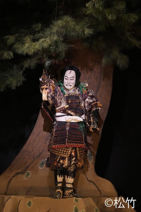 「新春浅草歌舞伎」第2部「『絵本太功記』尼ヶ崎閑居の場」より。