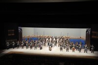 「双仮名手本三升 裏表忠臣蔵」夜の部より。