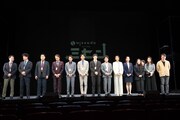ミュージカル「ミセン」会見の様子。