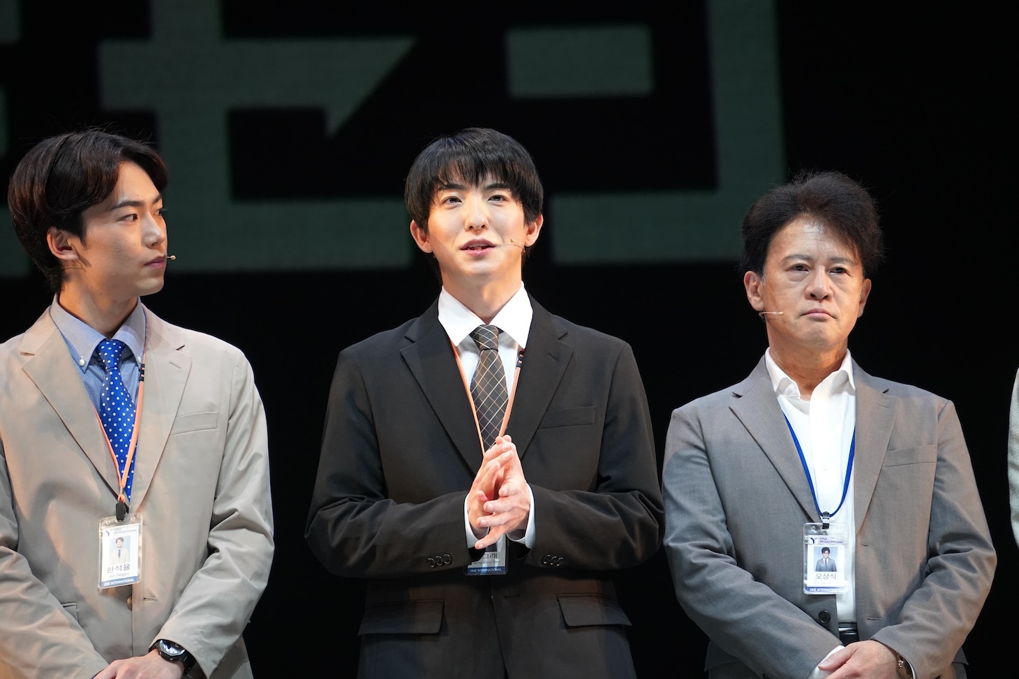左から内海啓貴、前田公輝、橋本じゅん。