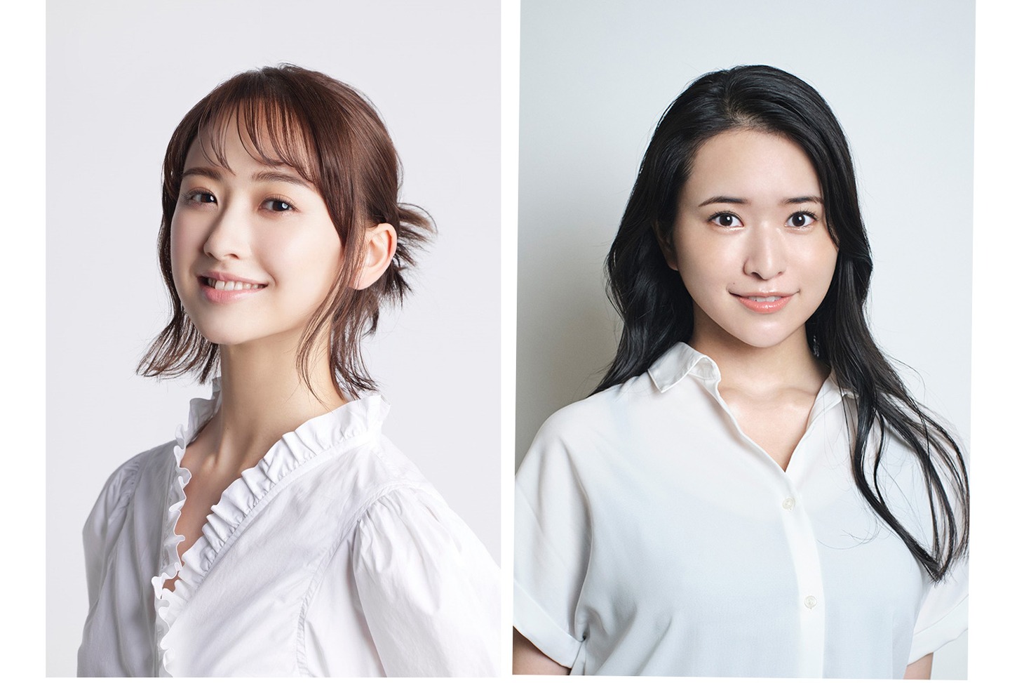 左から星風まどか、小南満佑子。