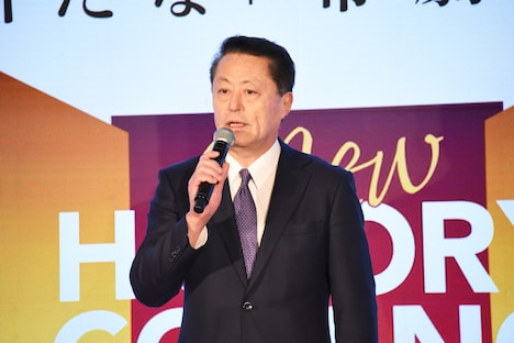 東宝の池田篤郎常務。