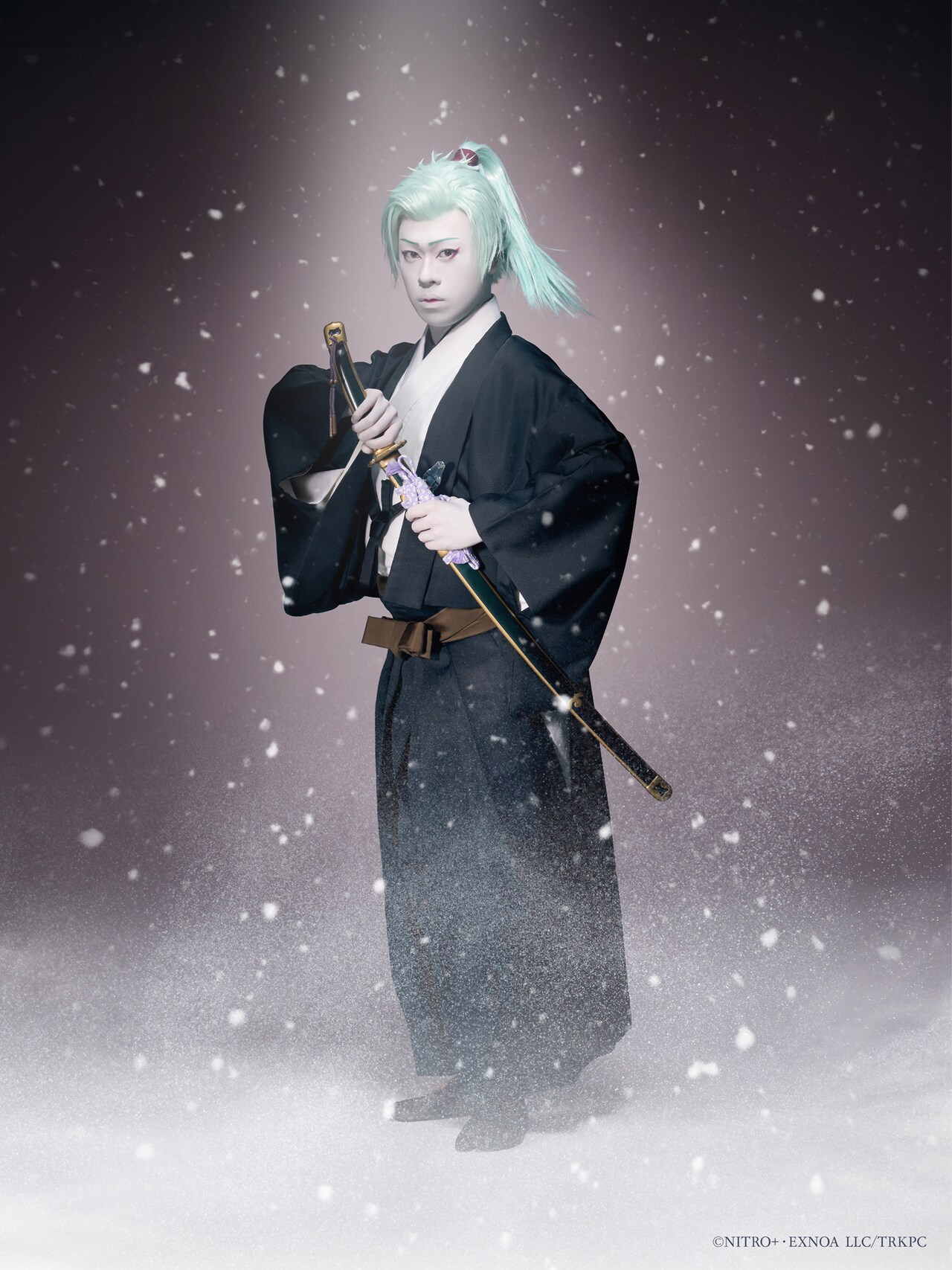 刀剣乱舞 　とうらぶ　東鑑雪魔縁　舞競花刀剣男士　膝丸　尾上右近　直筆サイン 歌舞伎「刀剣乱舞 東鑑雪魔縁」より、上村吉太朗扮する膝丸