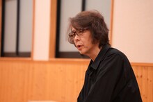 「きらら浮世伝」記者会見より、横内謙介。