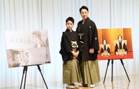 左から尾上丑之助、尾上菊之助。