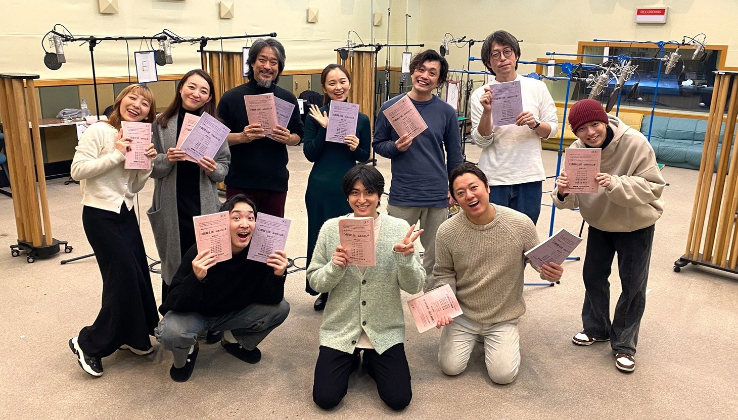 NHK-FM「青春アドベンチャー『白銀騎士団 -高貴なる亡霊-』」出演者（写真提供：NHK）