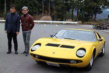 「カーグラフィックTV」より、熊川哲也、松任谷正隆。©BS朝日