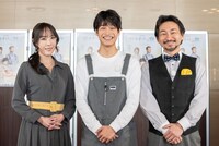 左から貴城けい、佐野晶哉（Aぇ! group）、波岡一喜。