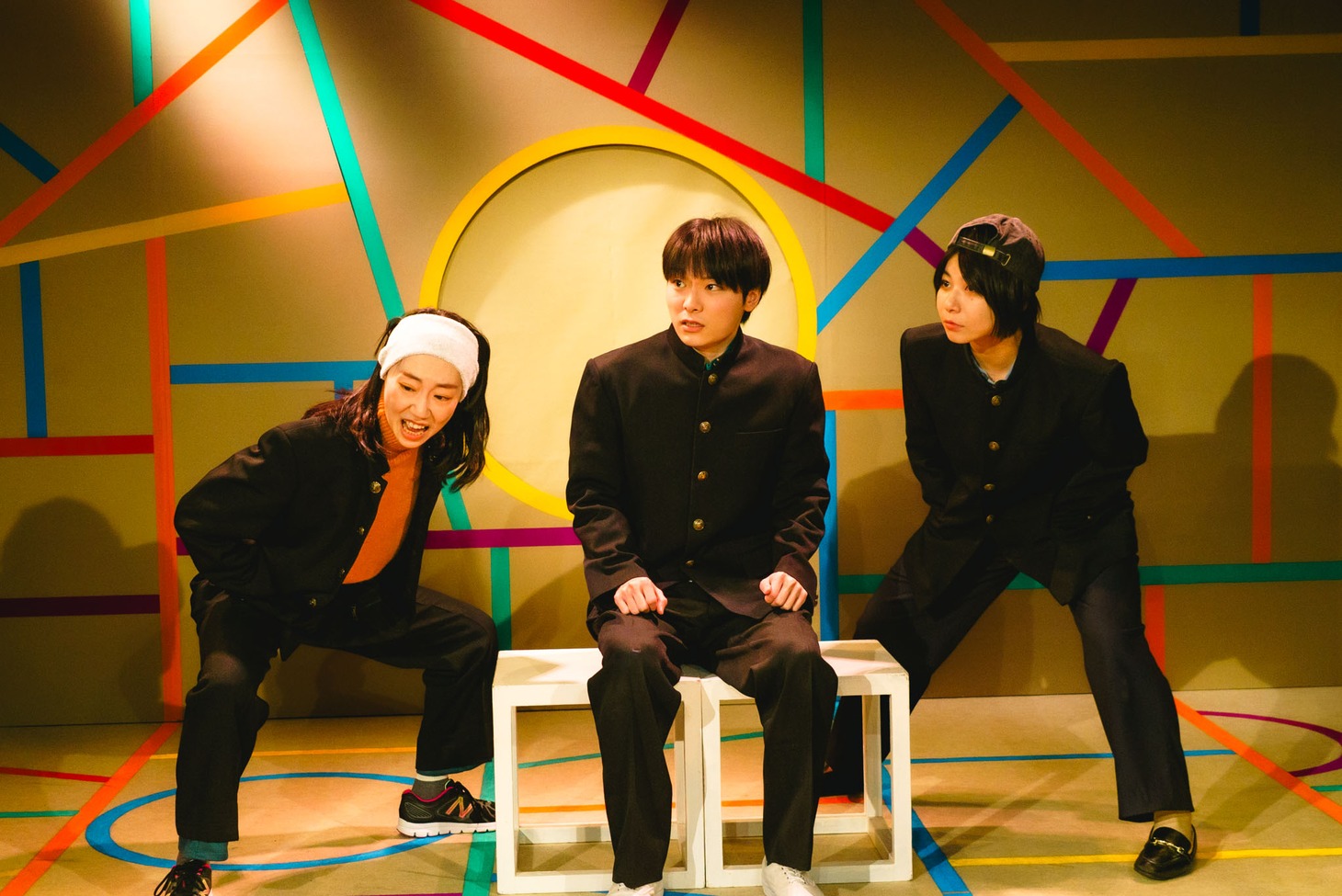 第35回下北沢演劇祭参加作品 ザ・プレイボーイズ 第12回公演「パラレルワールドより愛をこめて」「パラレルワールドでも恋におちて」より。（撮影：堀山俊紀）