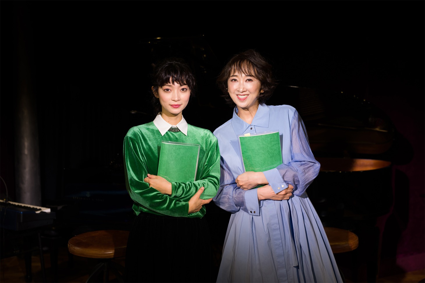 Song Storytelling in BAROOM「ピーター・パンとウェンディ」Aチームの田中真琴（左）、紫吹淳（右）。（撮影：木南清香）