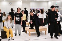 農業系Rock Musical「いただきます！～歌舞伎町伝説～」稽古の様子。