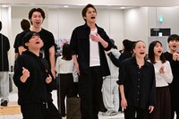 農業系Rock Musical「いただきます！～歌舞伎町伝説～」稽古の様子。