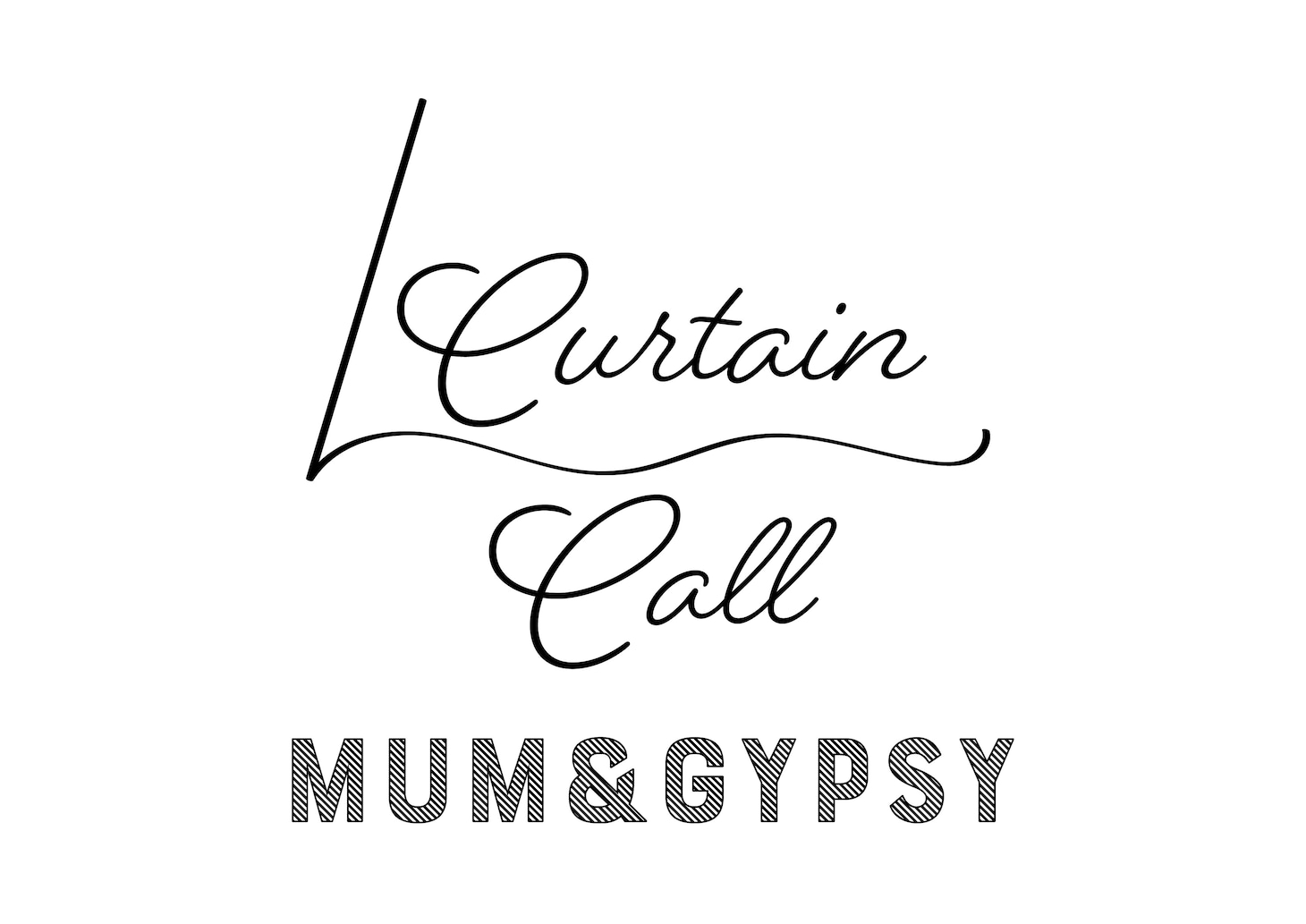 マームとジプシー「Curtain Call」ロゴ