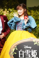 映画「白雪姫」劇中歌＆プレミアム吹替キャストお披露目イベントより、吉柳咲良。