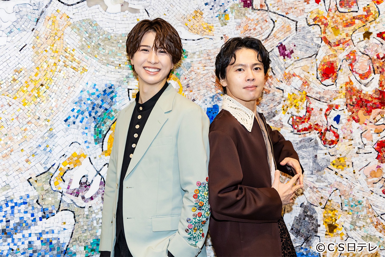 「中川晃教 Live Music Studio」#17のビジュアル。左から岡宮来夢、中川晃教。