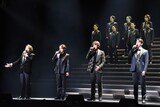 CONCERT「THE BEST New HISTORY COMING」ゲネプロより、左から佐藤隆紀、三浦宏規、宮野真守、甲斐翔真。
