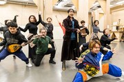 ミュージカル「イリュージョニスト」稽古場の様子。(撮影:岡千里)