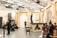 ミュージカル「イリュージョニスト」稽古場の様子。（撮影：岡千里）