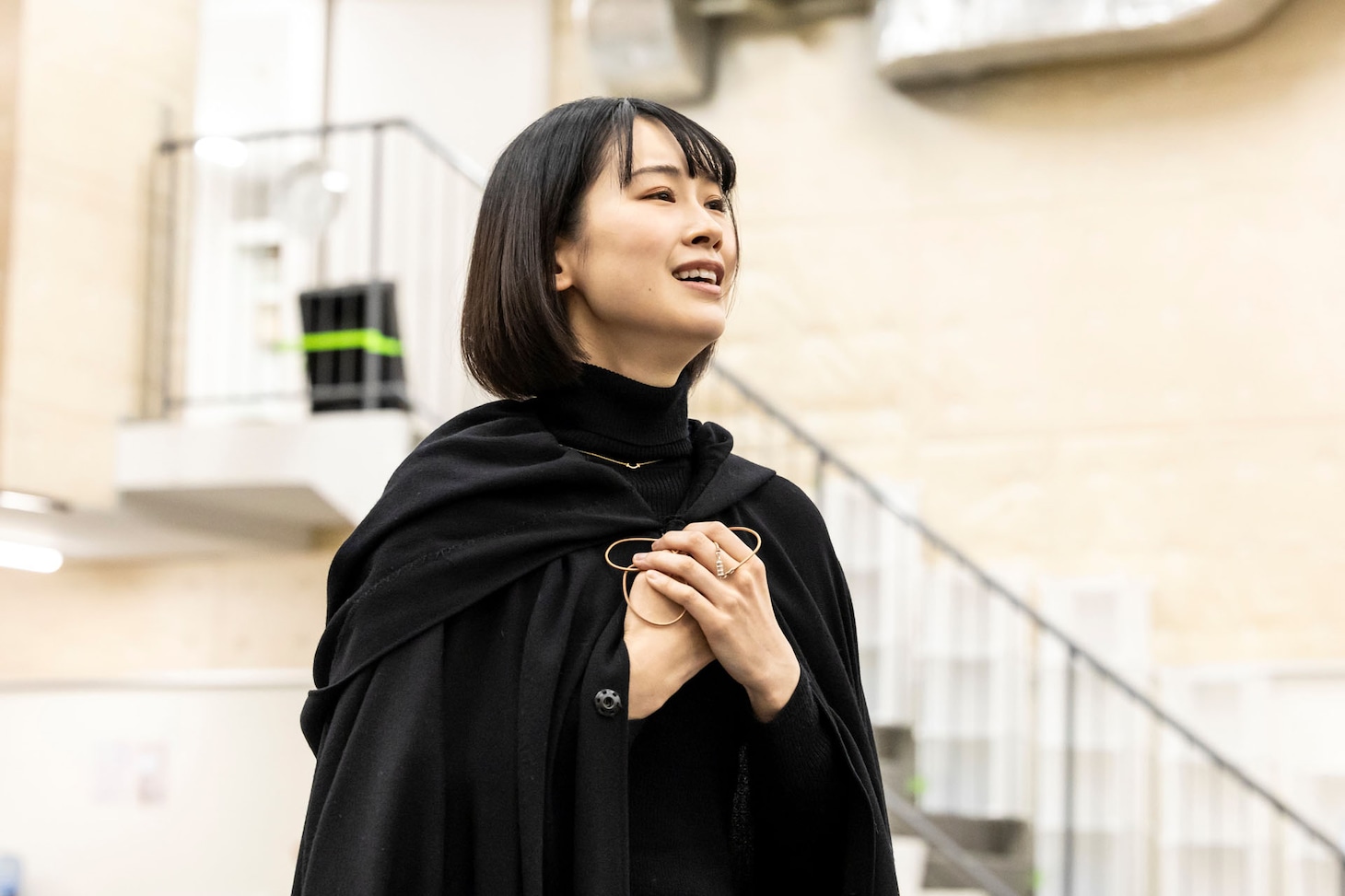ミュージカル「イリュージョニスト」稽古場の様子。（撮影：岡千里）