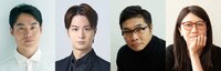 「キャプテン・アメイジング」出演者。左から近藤公園、田代万里生、松尾諭、演出の田中麻衣子。