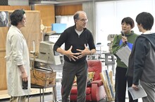 劇団四季 海外新作ミュージカル「バック・トゥ・ザ・フューチャー」稽古場取材の様子。（撮影：荒井健）