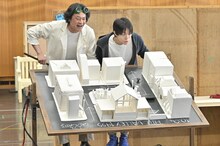 劇団四季 海外新作ミュージカル「バック・トゥ・ザ・フューチャー」稽古場取材の様子。（撮影：荒井健）