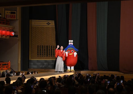 「三月花形歌舞伎」松プログラム「乍憚手引き口上」より、中村壱太郎。©松竹