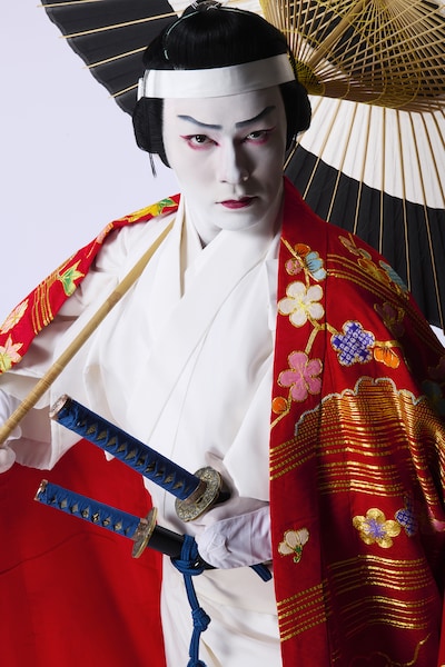 松竹創業百三十周年「四月大歌舞伎」昼の部「木挽町のあだ討ち」より市川染五郎扮する伊納菊之助。（撮影：永石勝）