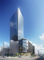 左から「TOFROM YAESU TOWER」、「TOFROM YAESU THE FRONT」の外観イメージ。