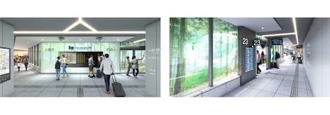 バスターミナルのイメージ。