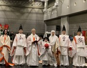 「平家物語 -胡蝶の被斬-」稽古の様子。