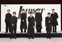 「IMPACT」製作発表記者会見より、IMP.のメンバー。