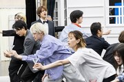 PARCO PRODUCE 2025 ミュージカル「アメリカン・サイコ」稽古場の様子。（撮影：岡千里）